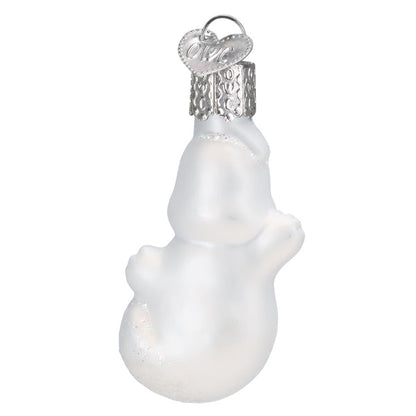 Adorno de cristal con forma de mini fantasma de gomita