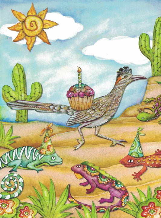 Birthday Card Under the Sun with Colorful Artwork by The Country Christmas Loft, Greeting Card on Tampa Home & Garden Store