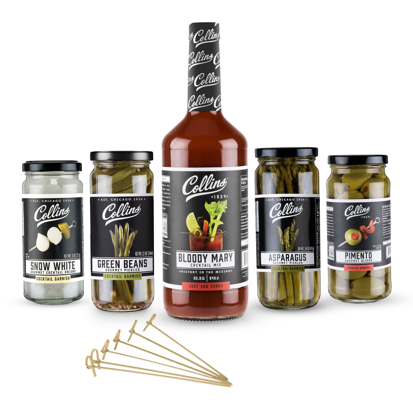 Complete Bloody Mary Kit with Premium Garnishes