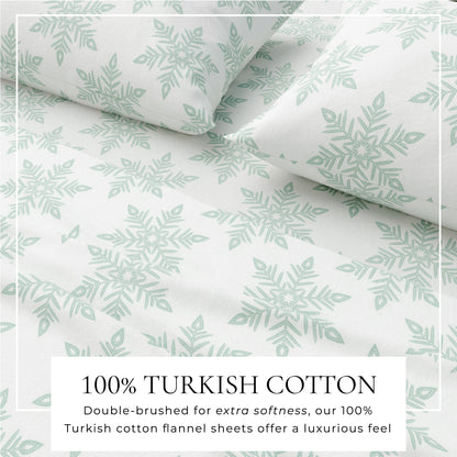 Luxurious and Soft Turkish Cotton Flannel Sheet