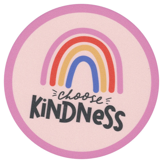 Sip Sip Hooray Coaster -  Choose Kindness Rainbow