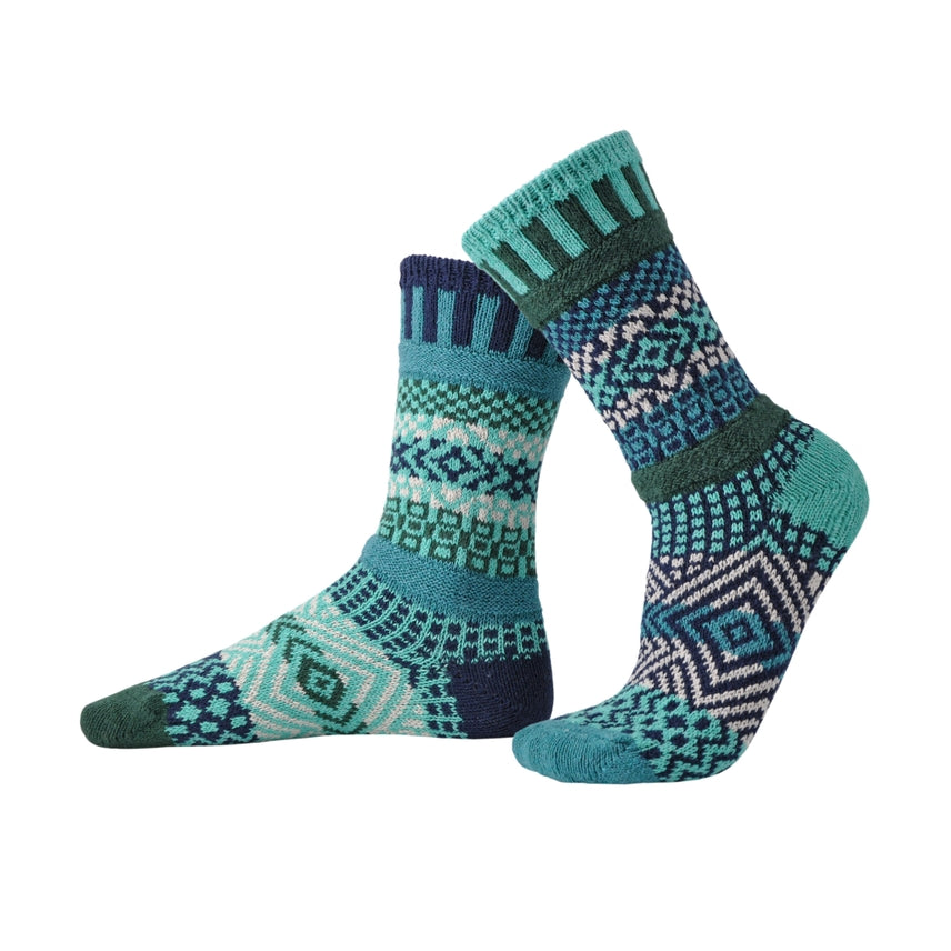 Evergreen Crew Socks