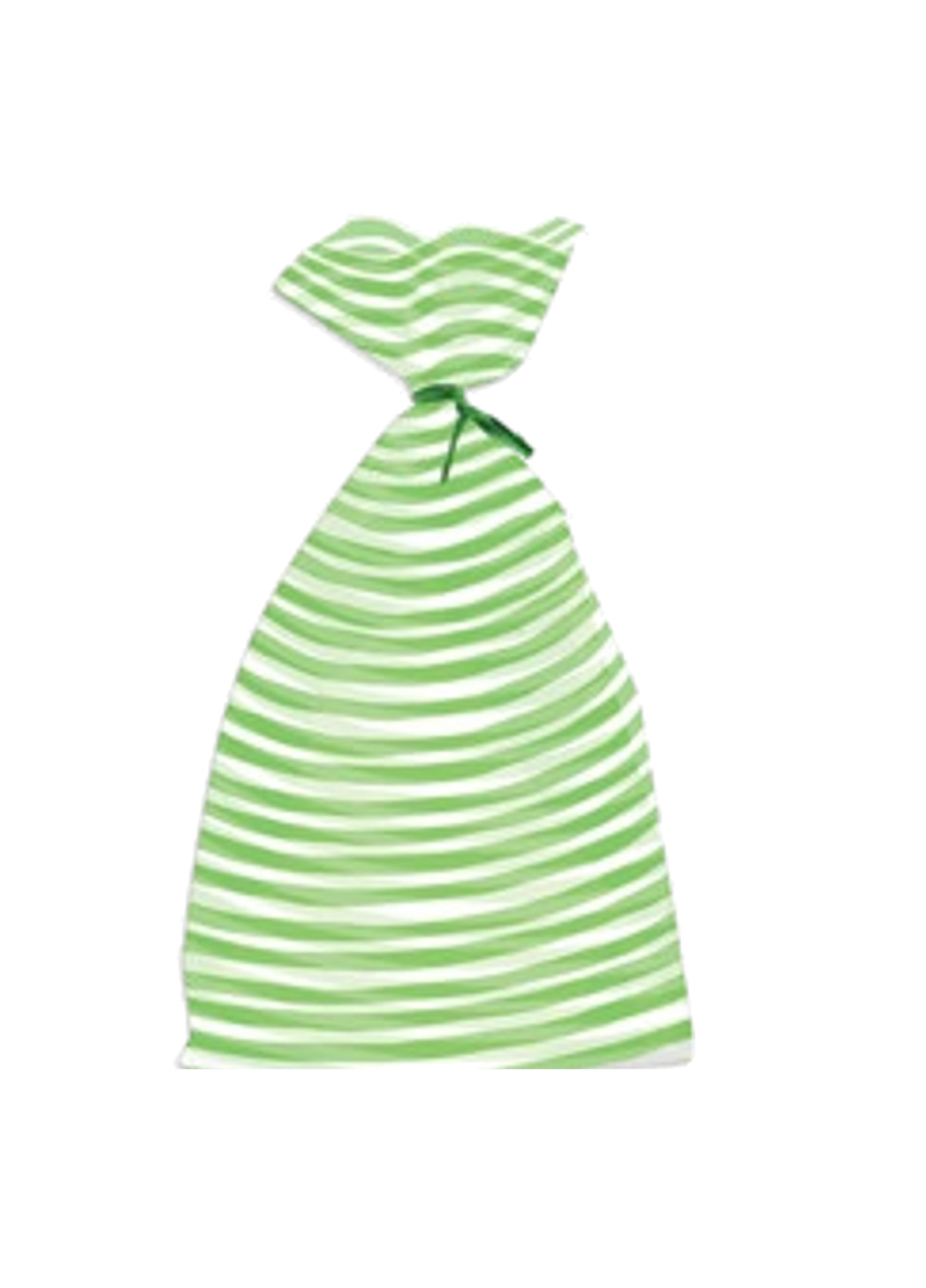 Cookie Cello Treat Bag 20 count - Green Stripe