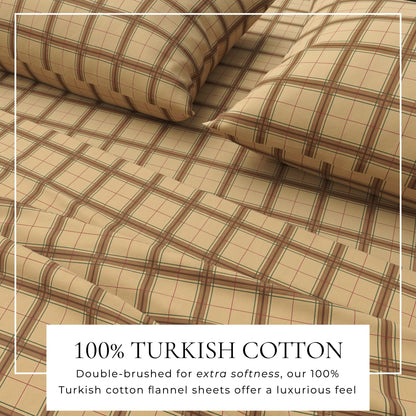 Turkish Cotton Flannel Sheet Set and Stripes