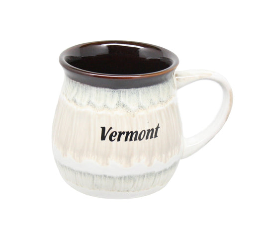 Mug bicolore à glaçure coulante - Terre