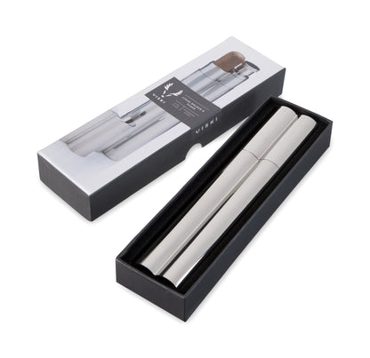Stainless Steel Cigar Holder and Flask Case