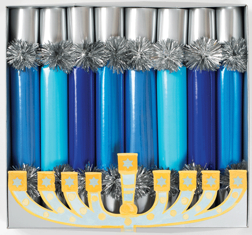 Velas de Hanukkah Galletas delgadas de Hanukkah - 10 pulgadas