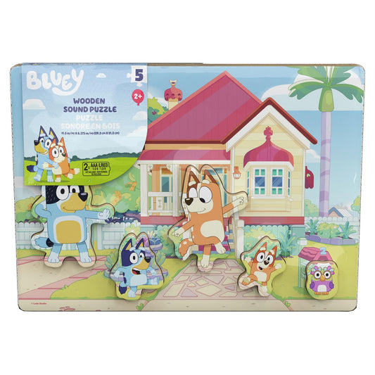 Bluey Wooden Sound Puzzle - Tampa Home & Garden Store