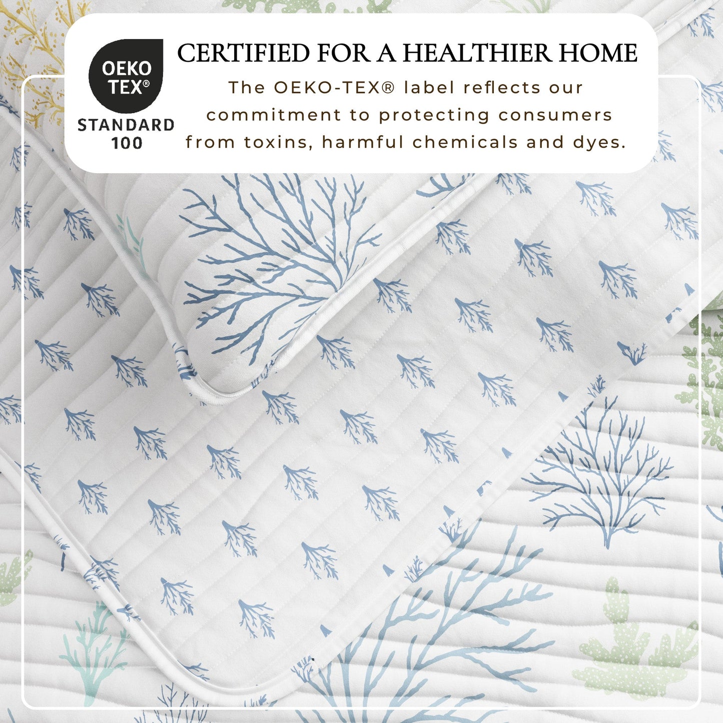 Coastal Microfiber Nautical and All Season Quilt
