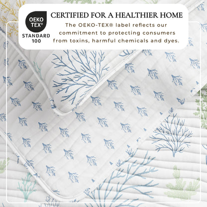 Coastal Microfiber Nautical and All Season Quilt