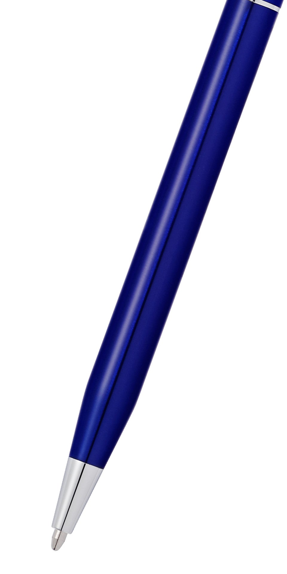 Cross Classic Century translucent blue lacquer ballpoint pen with silver accents on Tampa Home & Garden Store