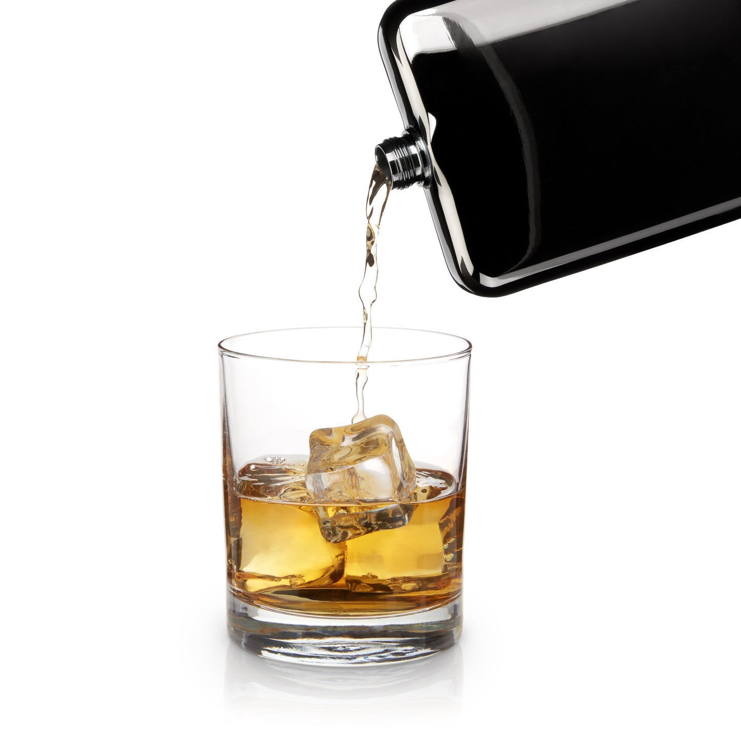 Six Ounce and Gunmetal Stainless Steel Flask