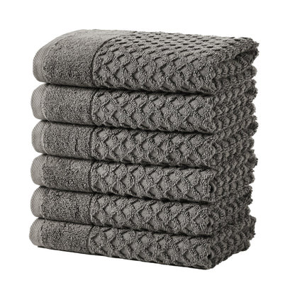 Cotton Diamond Waffle Weave Bath Towel Set