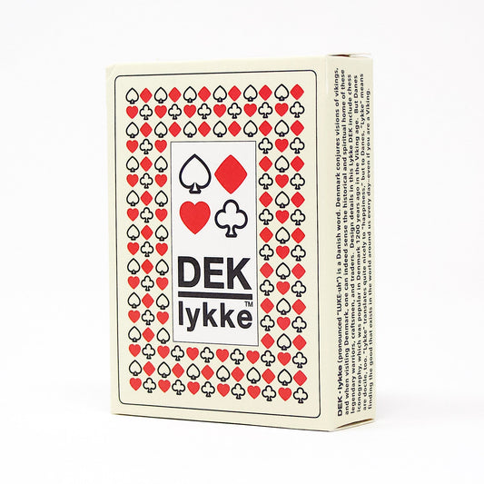 DEK of Cards: lykke (Denmark) - Impeccably Designed Scandinavian Playing Cards - Tampa Home & Garden Store