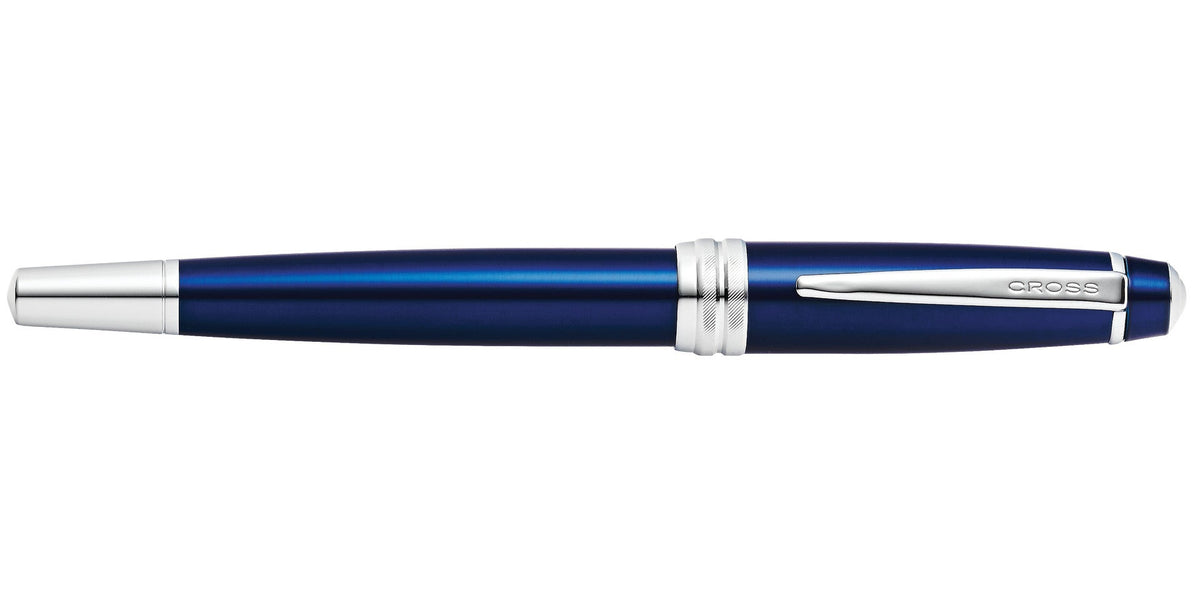Bailey Blue Lacquer Rollerball Pen by Cross with silver clip on Tampa Home & Garden Store
