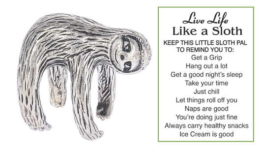 Get a Grip Charm - Sloth Charm - Tampa Home & Garden Store