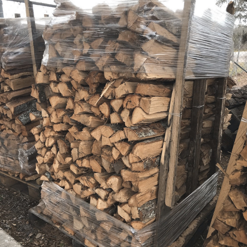 Palleted firewood for sale near me, firewood delivery near Tampa.